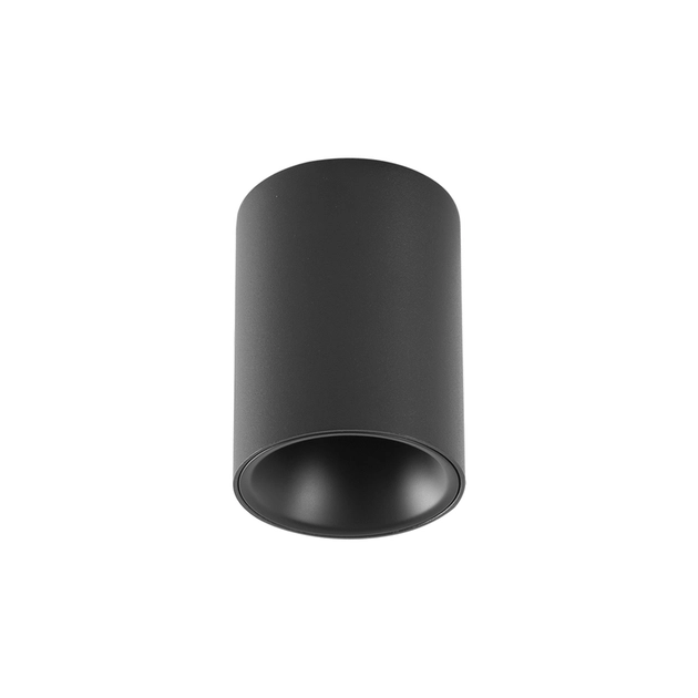 Spot Led De Sobrepor Preto 7w 330lm 2700k Downlight Can
