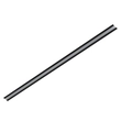 Perfil De Embutir Aluminio Para Fita Led 1m Stick P - PRETO