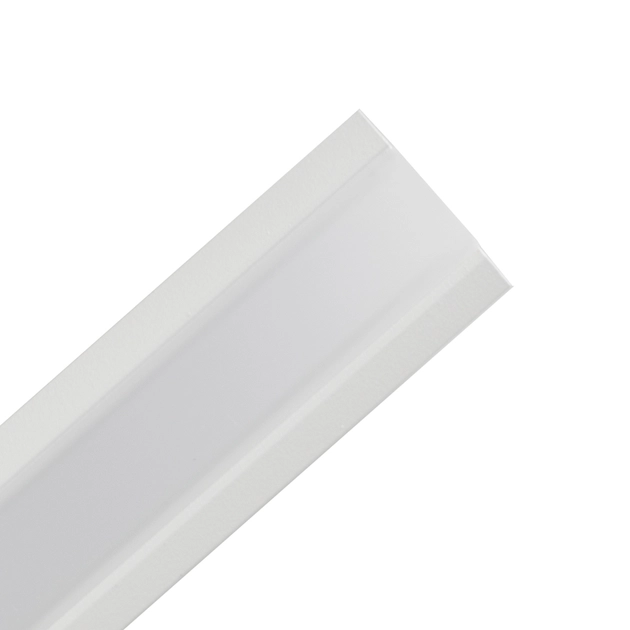 Perfil De Canto Aluminio Branco Para Fita Led 3m Fit15 45