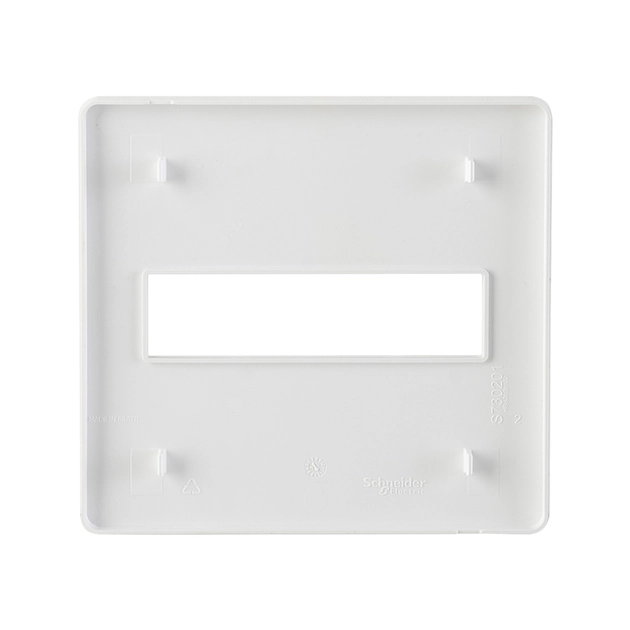 Placa 4x4 2 Postos Termoplastico Branco Orion