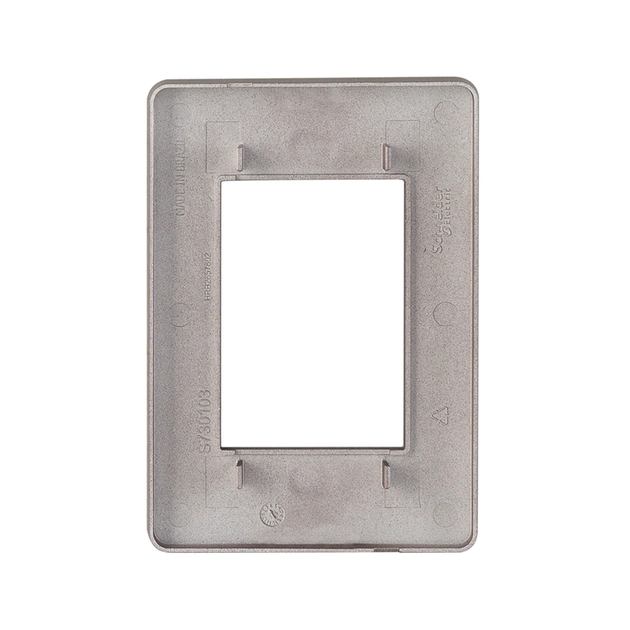Placa 4x2 3 Postos Termoplastico Planet Brown Orion