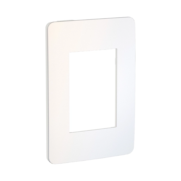 Placa 4x2 3 Postos Branco Chrome Soft Orion