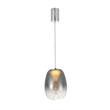 Pendente Led Vidro Metal 8w 2700k Zug - CROMADO