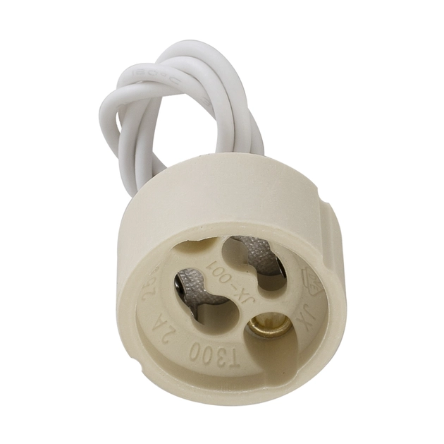 Soquete Ceramica Branca Para Lampada Gu10