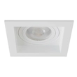 Plafon De Embutir Plastico 10x10cm - BRANCO