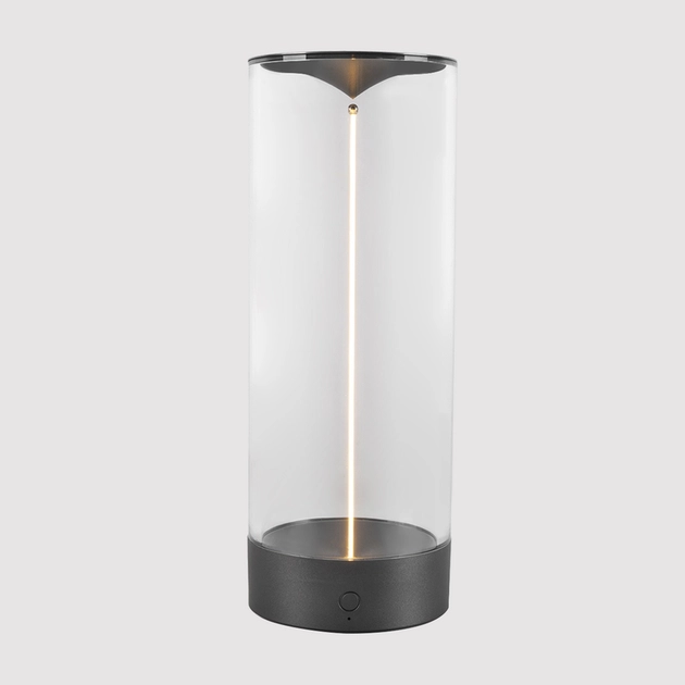 Luminaria De Mesa Led Transparente 1,2w 2700k Capsula
