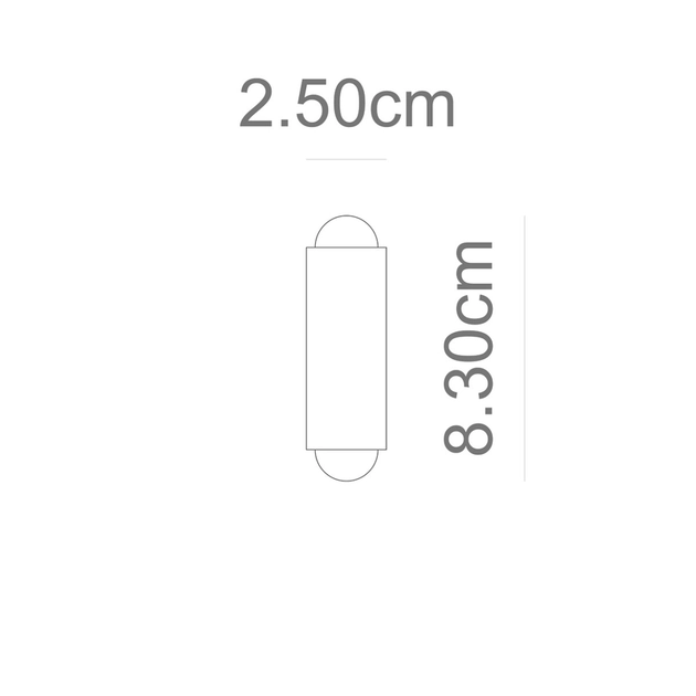 Arandela Led Metal 2w 160lm Ip65 3000k Flash