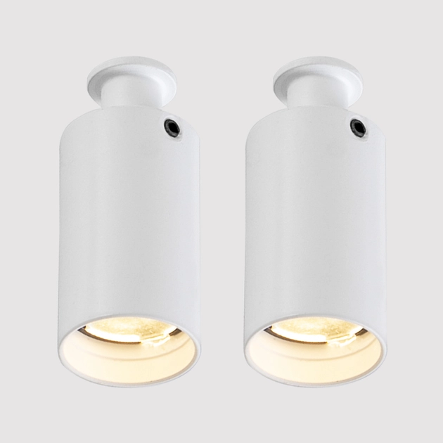 Kit Plafon Led De Embutir Branco 1w 24 24v 1,3cm Leya