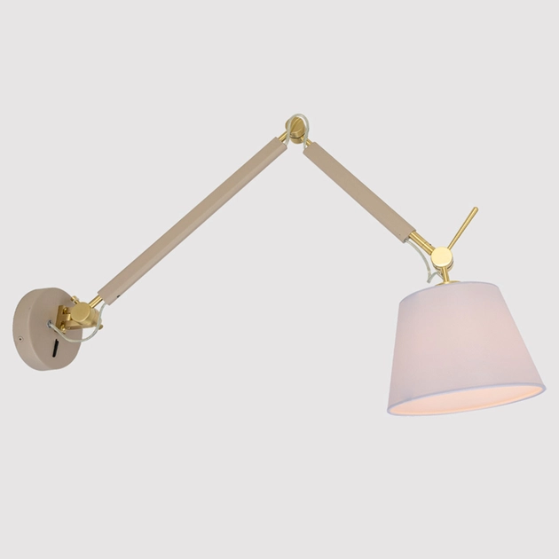 Arandela Metal Tecido Fendi Drain