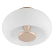 Plafon Led De Embutir Aluminio 7,6w 2700k Poche - DOURADO
