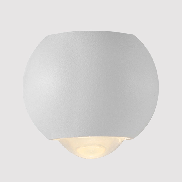 Arandela Led Aluminio 1w 80lm Ip65 3000k Poke