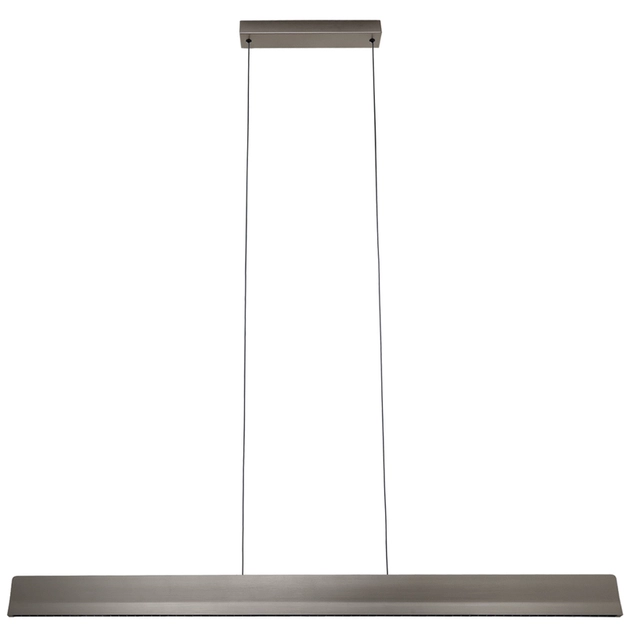 Pendente Led Aco E Aluminio Grafite 34w 3000k Narrow