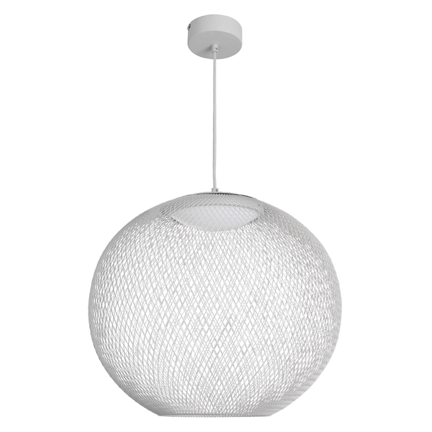 Pendente Led Metal Acrilico Areia 24w 897lm 3000k Domo