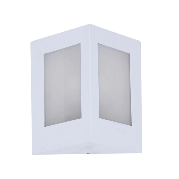 Arandela Aluminio Vidro Branco Ip65