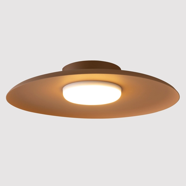 Plafon Sobrepor Led Aluminio Terracota 33cm 900lm 3000k Dot
