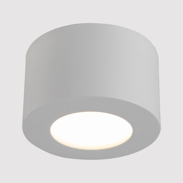 Spot Led De Sobrepor Aluminio Branco 8w 3000k Moon