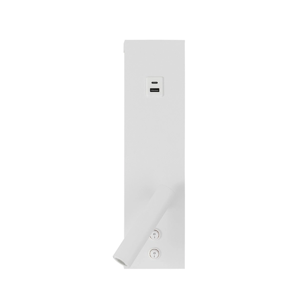 Arandela Led Aluminio Branco 12w 3000k Leya All