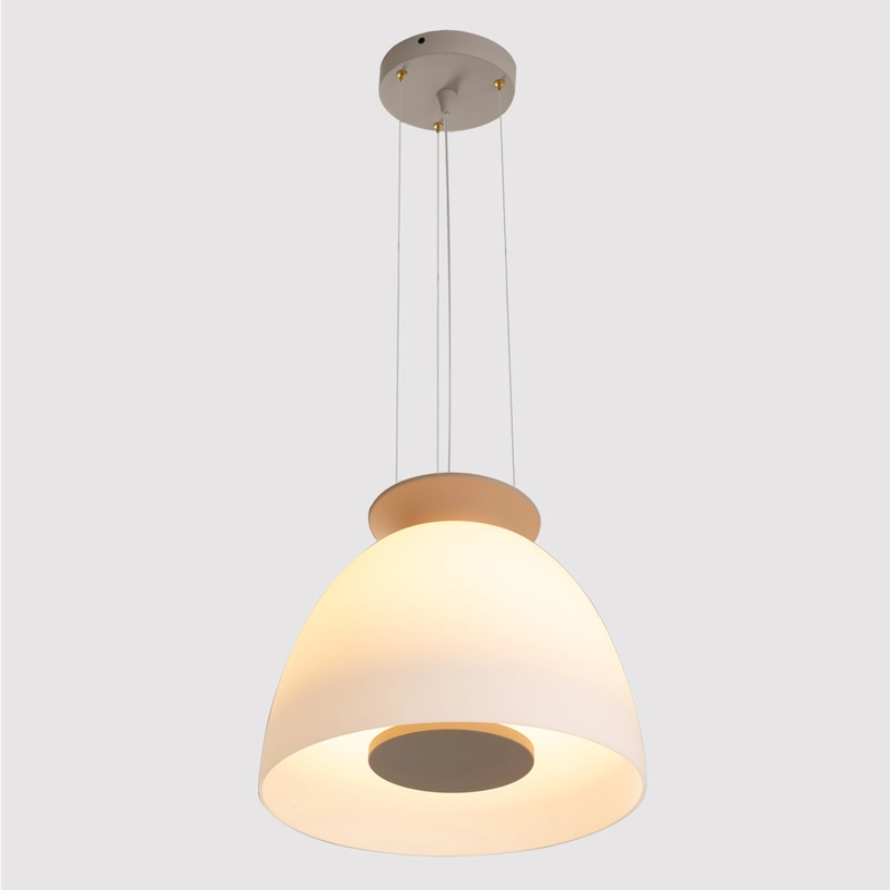 Pendente Led Metal Vidro Fendi 16,5w 500lm 2700k Nova - Yamamura
