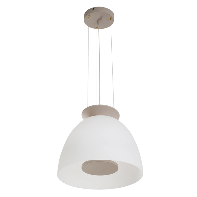 Pendente Led Metal Vidro Fendi 16,5w 500lm 2700k Nova