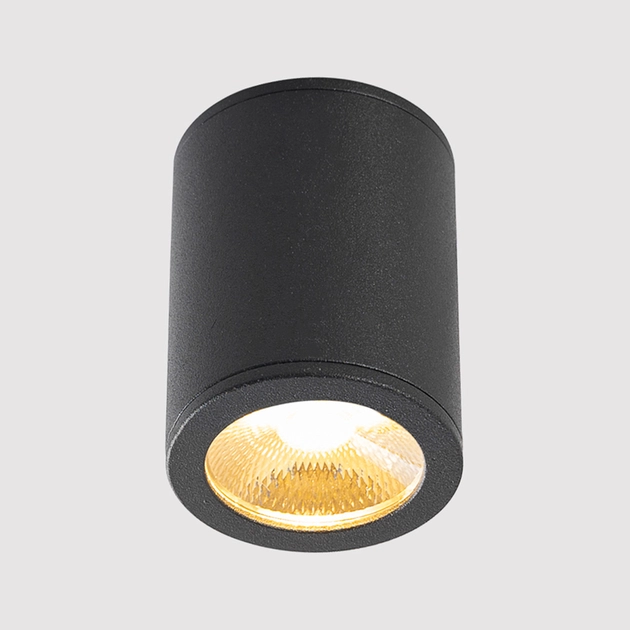 Spot Led De Sobrepor Preto 3w 210lm 2700k Downlight Can