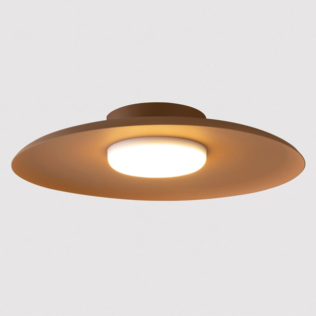 Plafon Led De Sobrepor Terracota 24cm 3000k Dot
