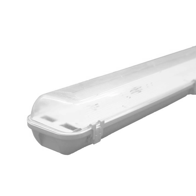Plafon De Sobrepor Retangular Cinza Ip65