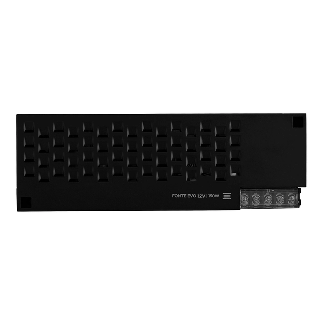 Driver Aluminio Preto 150w 12v Evo 127220v