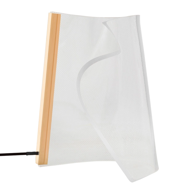 Luminaria De Mesa Led Aluminio Dourado 6w 3000k Zaha