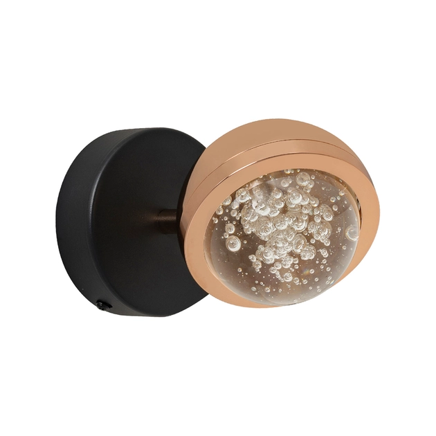 Arandela Led Aluminio Dourado 4w 3000k Universo