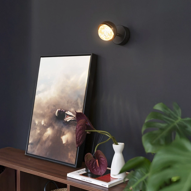 Arandela Led Aluminio Dourado 4w 3000k Universo