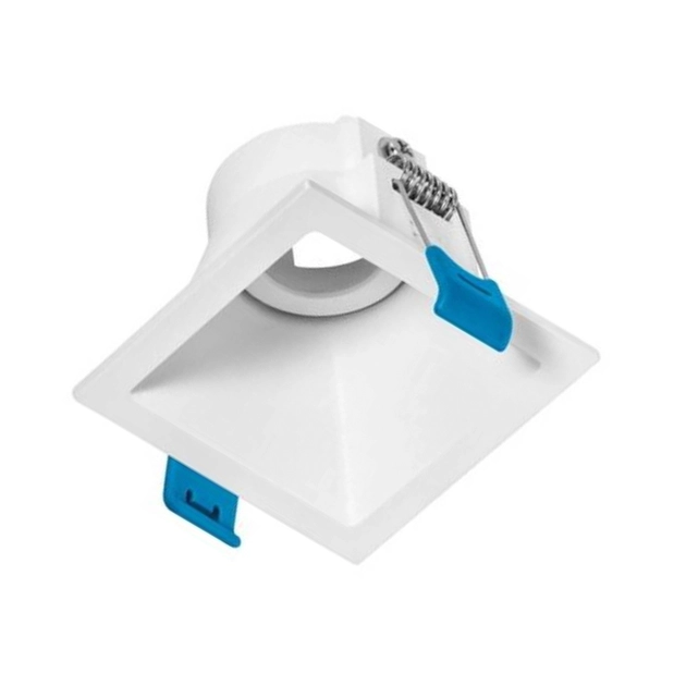 Plafon De Sobrepor Aluminio Branco Square
