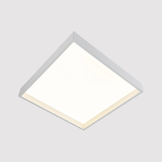 Plafon Led Sobrepor Quadrado 28w Branco 120 3000k Deep