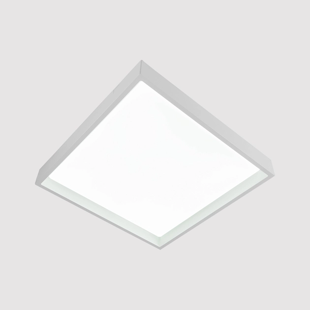 Plafon Led Sobrepor Quadrado 28w Branco 120 4000k Deep