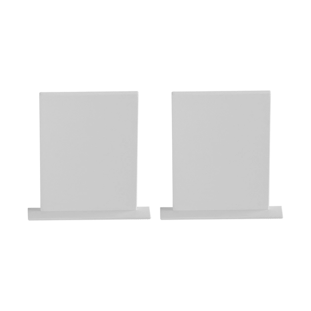 Terminal Para Trilho De Embutir Branco Trace