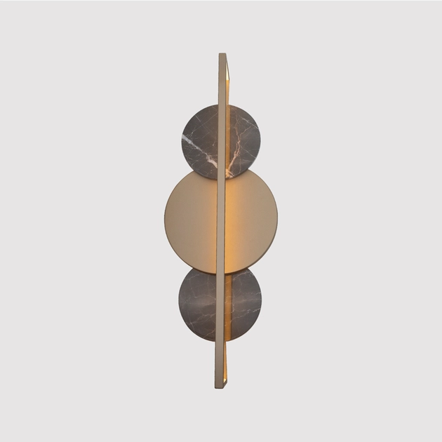 Arandela Led Tripla Bronze 41,8w 4180lm 3000k Bolle Rock
