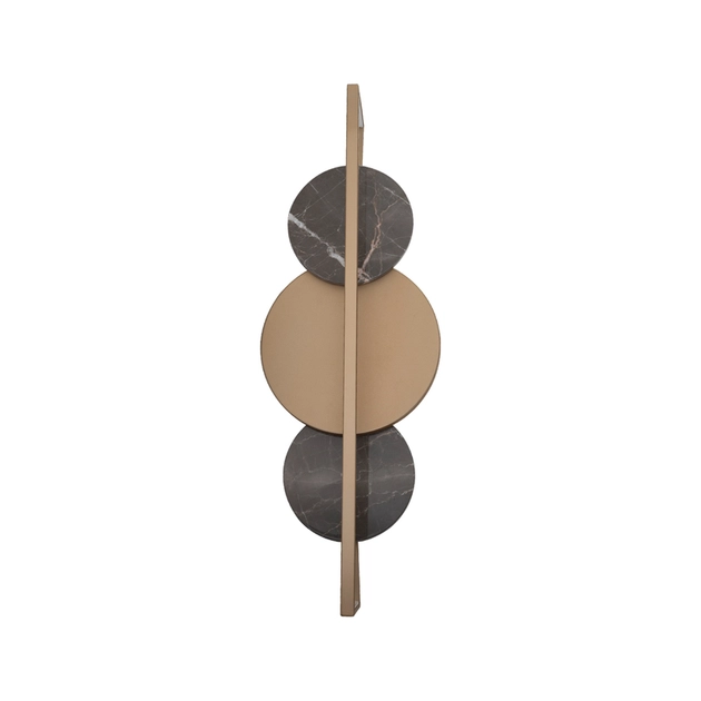 Arandela Led Tripla Bronze 41,8w 4180lm 3000k Bolle Rock