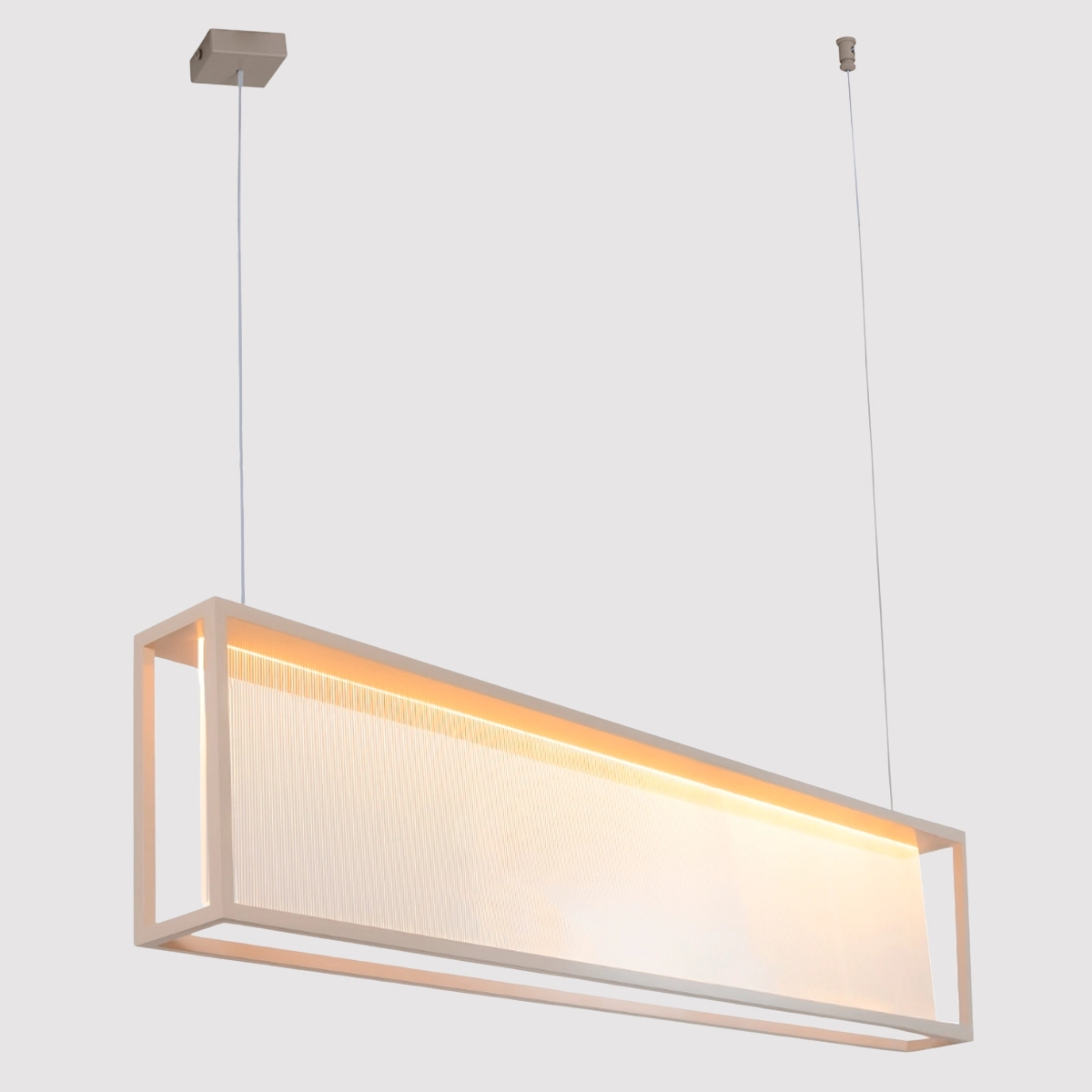 エルマ Pendente Led Aluminio Macadamia 20,1w 2070lm 3000k Almenara - Yamamura