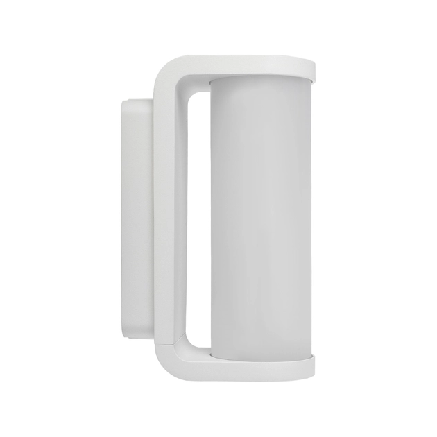 Arandela Led Aluminio Branco 18w 3000k Ip54 Tocha