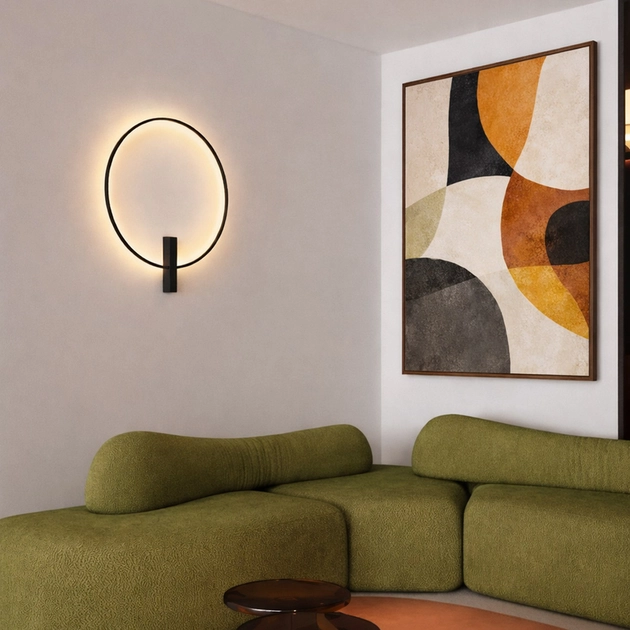 Arandela Led Aluminio Preto 20w 3000k Trail