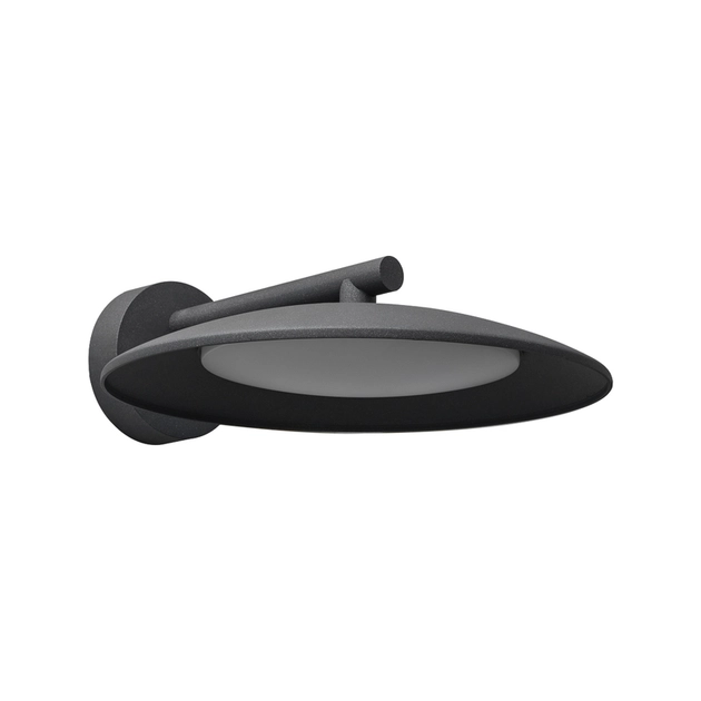 Arandela Led Aluminio Preto 24w 3000k Ip54 Oklahoma