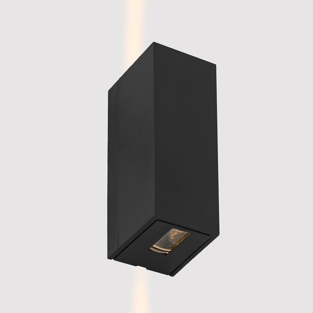 Arandela Led Abs 5w 3000k Ip65 2 Fachos Fechados Flux