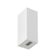 Arandela Led Abs 5w 3000k Ip65 2 Fachos Fechados Flux - BRANCO