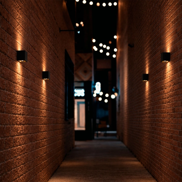 Arandela Led Abs 2w 3000k Ip65 0 A 90 Block