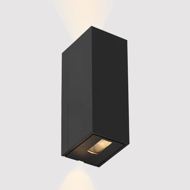 Arandela Led Abs 5w 3000k Ip65 2 Fachos Medios Flux