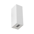 Arandela Led Abs 5w 3000k Ip65 2 Fachos Medios Flux - BRANCO