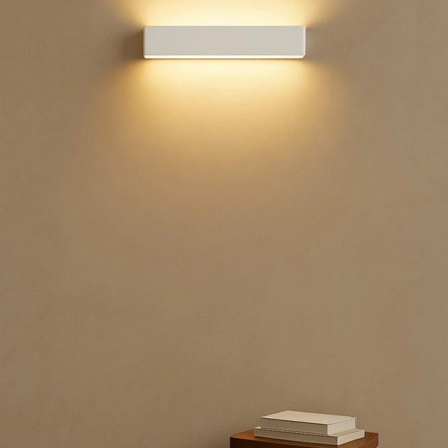 Arandela Led Aluminio Branco 12w 70 3000k Ip54 Access