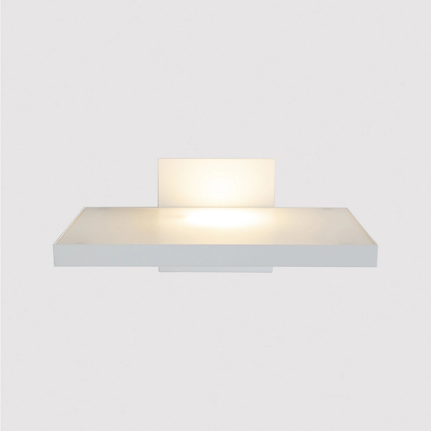 Arandela Led Aluminio Branco 12w 1200lm 3000k Soffio
