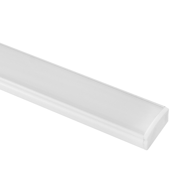 Perfil De Sobrepor Aluminio Branco Para Fita Led 1m Way