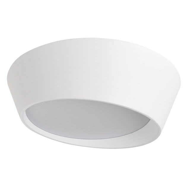 Plafon Led De Sobrepor Assimetrico Branco 45w 3000k Crater