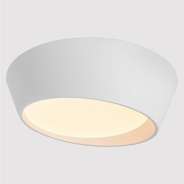 Plafon Led De Sobrepor Assimetrico Branco 45w 3000k Crater